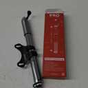 Pro Bike Tool Mini Bike Pump - Compact and Portable Bicycle Tire Pump for Fast Inflation - Compatible with Presta and Schrader Valves - Lightweight and Durable Design - Essential Bicycle Accessories (Titanium)