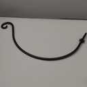 Qiang Ni Plant Hanger Outdoor: 22 Inch Bird Feeder Bracket for Garden Patio Decor - Swivel Adjustable Wall Mount Plant Hook for Hanging Flower Baskets