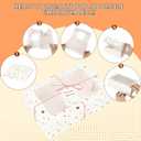 24 Sets Christmas Cookie Boxes with Window Treat and Pastry 9x6x3 Inches Gold Bakery Boxes Container for Gift Giving Christmas Chocolate Covered Strawberries,Donut,Mini Cake Packaging Boxes