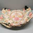 Shabby Chic Rose Laundry Basket with Handles - Extra Large Foldable Hamper for Bathroom/Laundry/Bedroom/Dorm, Washable Fabric Storage Bin