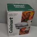 Cuisinart Belgian Waffle Maker, Round Waffle Iron, 6 Setting Adjustable Browning, Audible Alert, Nonstick Plates, WAF-200NAS