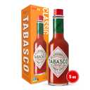 TABASCO Brand Original Red Pepper Sauce, Hot, 5 Oz Glass Bottle (1-Pack) | Classic & Versatile Hot Taco Sauce, Three Simple Ingredients, Dash on Anything, Great Pizza Sauce, Oyster Sauce & More (EXP 07/01/29)