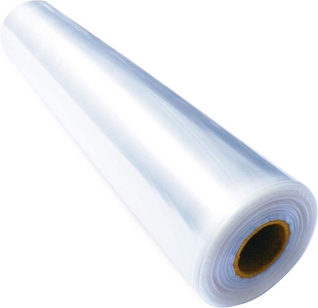 FIESTA WRAPS 220 ft Clear Cellophane Wrap Roll (31.5 in x 220 ft) - Cellophane Roll - Clear Wrapping Paper to Wrap Gift Baskets - Gift Basket Wrapping Supplies - Papel Celofn Transparente