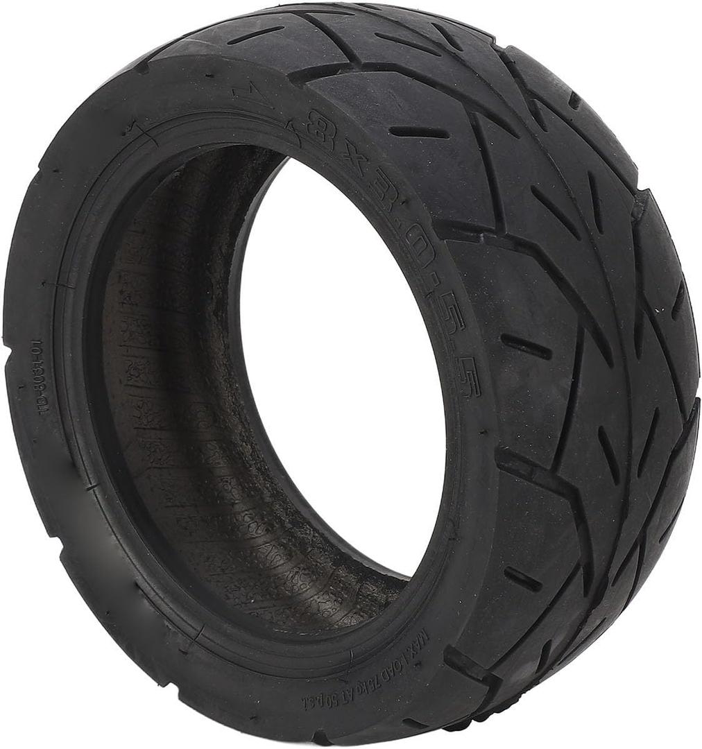 Electric Scooter Tire, Asymmetrical Grooves, Rubber with Hollow Core, 8x3.0-5.5, Scooter Tire Replacement