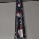 2 x CAMKUZON Reversible Christmas Wrapping Paper Roll for Kids Baby - Funny Gnome in Black, HO HO HO & Snowflake Christmas Tree in Red - Cartoon Holiday Gift Wrap Paper, 17.7 Inch