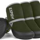 EXPAWLORER Waterproof Dog Shoes for Dogs, Dog Shoes for Cold Winter, Hiking Walking, Reflective Dog Booties for Outdoor Snow Rain Days, Anti-Slip Dog Boots & Paw Protectors (XXL)