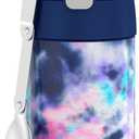 THERMOS FUNTAINER 16 Ounce Stainless Steel Vacuum Insulated Food Jar with Spoon, Tie Dye