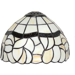 8-Inch Tiffany Style Lampshade Replacement, Pastoral Floral Stained Glass Lamp Shade Only for Table Lamps Pendant Lamp Wall Lights,Small hole