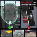 Upgraded Phone Mount Compatible with Jeep Wrangler JK JKU 2012-2018 | Anti-Shake Dash Multi-Mount + Storage Tray | 360 Rotation Phone Holder | Off-Road Interior Accessories