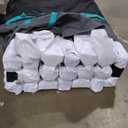 COBIZI 10x20 Pop Up Canopy Tent with 6 Removable Sidewalls, One Push Party Tent Outdoor Waterproof Event Canopy with Air Vent for Parties Commercial Wedding, 3 Height, Carry Bag, Sandbag, Black