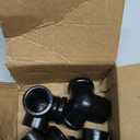 GeilSpace 3-Way, Malleable Iron Pipe Fittings - Vintage DIY Industrial Shelving, Industrial Decor, Furniture DIY (3/4", Black) (0.75 Inch)