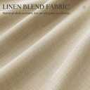 Oatmeal Curtains 90 Inches Long for Bedroom 2 Panels Set Grommet Rustic Farmhouse Burlap Drapes Light Filtering Non-See-Through Sand Beige Thick Linen Curtain for Living Room 90 Inch Length 52x90