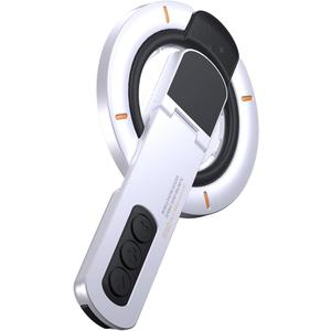 Phone Grip for Magsafe Phone Stand 360Roration Gym Holder Phone Kickstand Silicone Finger Ring Innovative Pressure-Relief Damping Hinge Design with Magnet Ring Compatible All Phones (White)