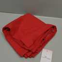 PurpleEssences Pack of 2 Cotton Pillow Covers Decorative Throw Pillowcase Soft Solid Cushion Case for Sofa Car Bedroom - Christmas Holiday Winter - 16x16 Inch - Red