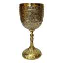 Gold 1x Wine Chalice Cup Coumunioun Elegant Drinking Goblet 280ml Mediveal Inspired Game of Thrones Wedding Fantasy Chalice Cup 7" inch