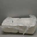 Bagasse Hinged Food Containers PFAS-Free Eco-Friendly Biodegradable Clamshell Takeout Boxes, Compostable Disposable To-Go Containers for Hot & Cold Food (9" X 9" 3-Compartment) 100 Pack