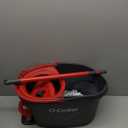 O-Cedar EasyWring Microfiber Spin Mop, Bucket Floor Cleaning System, Red, Gray, Standard