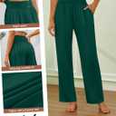 Neer 3 Pack Women's Wide Leg Yoga Pants Comfy Lounge Pants with Pockets Baggy Elastic Waist Joggers Ladies Open Bottom (S)