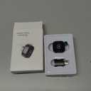 2-in-1 Wireless CarPlay & Android Auto Adapter, Plug & Play CarPlay Dongle Converts Wired to Wireless, Fast Auto-Connect, No Delay, Compact Design for iPhone & Android with USB/USB-C Port(Black)