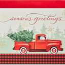 Hallmark Boxed Christmas Cards, Rustic Red Truck (40 Cards and 40 Envelopes) Season's Greetings
