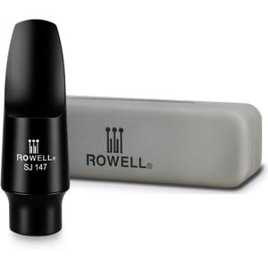 ROWELL Jazz Soprano Saxophone Mouthpiece Professional Sax Mouthpiece Warm Bright Tone for Students & Pros,Ideal for Modern Jazz, Pop, Funk Music