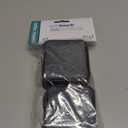 SoftTouch 2 1/2" Square Reusable Carpet Bottom Furniture Caster Cups to Protect Hardwood, Tile or Laminate Floors, Brown/Gray (12 Pack)