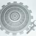 Basement Stairwell Drain Cover Resists Debris and Leaves from Clogging Drains Includes the Patented Stay in Place Stem