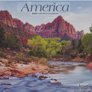 Set of 2 (World Travel/America Calendar 2025)