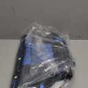 LQCOOL 4Pcs Black Blue Shower Curtain Set 3D Cubes Bathroom Sets Modern Shower Curtain Set for Bathroom Sets with Rugs Black and Blue Shower Curtain with 12 Hooks