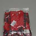 XUANHAO Baby Girl Clothes 12-18 Months Fall Winter Infant 12 Month Girl Clothes Christmas Outfits for Girls 18 Months Cute Long Sleeve Red Plaid Ruffle Bow Knot Tops Flare Pants Set+Headband 3PCS