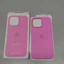 Apple iPhone 16 Pro Max Silicone Case with MagSafe and Camera Control: Lightweight Phone Case, Wireless Charging Compatible, Smooth Matte Finish; Peony