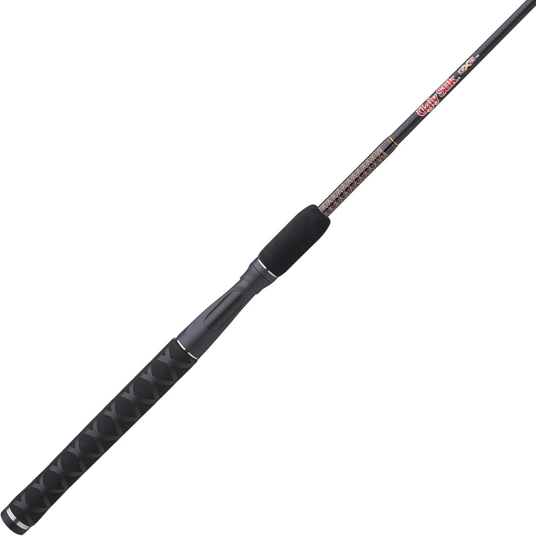 Ugly Stik 66 GX2 Spinning Rod, Three Piece Spinning Rod, 6-15lb Line Rating, Medium Rod Power, Moderate Fast Action, 1/8-5/8 oz. Lure Rating