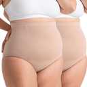 Shapermint Body Shaper Tummy Control Panty - Shapewear for Women (X-Large-XX-Large, Nude 2 Pack)