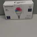 Lightinginside E12 Smart Light Bulbs 50W Equiv., G16.5 RGBCW Candelabra Chandelier Ceiling Fan Smart Bulb Works with Alexa/Google Home/Smart Life, 5W 550LM, 2.4G WiFi Bluetooth Bulb, ETL Listed, 4PCS