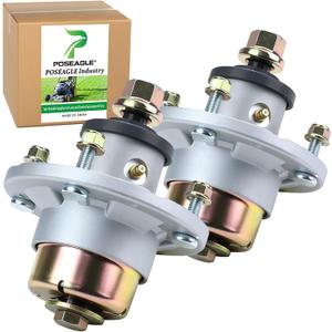 2 Pack AM144608 Spindle Assembly Kit for John Deere S220 S240 X330 X350 X354 X380 X384 X390 X570 X580 X750 X949 Z315E Z320M Z325E Z330M Z335E Z335M Z345R Z355E Z540M Decks