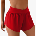 Eomenie Women's Swim Board Shorts High Waisted Bathing Suit Bottom Flowy Swim Trunks Swimsuit Bottom with Built-in Brief, XL