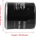 Oil Filter Compatible with Yamaha Honda Outboard Engines 9.9-115 HP 5GH-13440-71-00 5GH-13440-00-00 5GH-13440-30-00 5GH-13440-70-00 15400-PFB-007, Yamaha F100 F115 F15 F25 F30 F40 F50 2 Pack