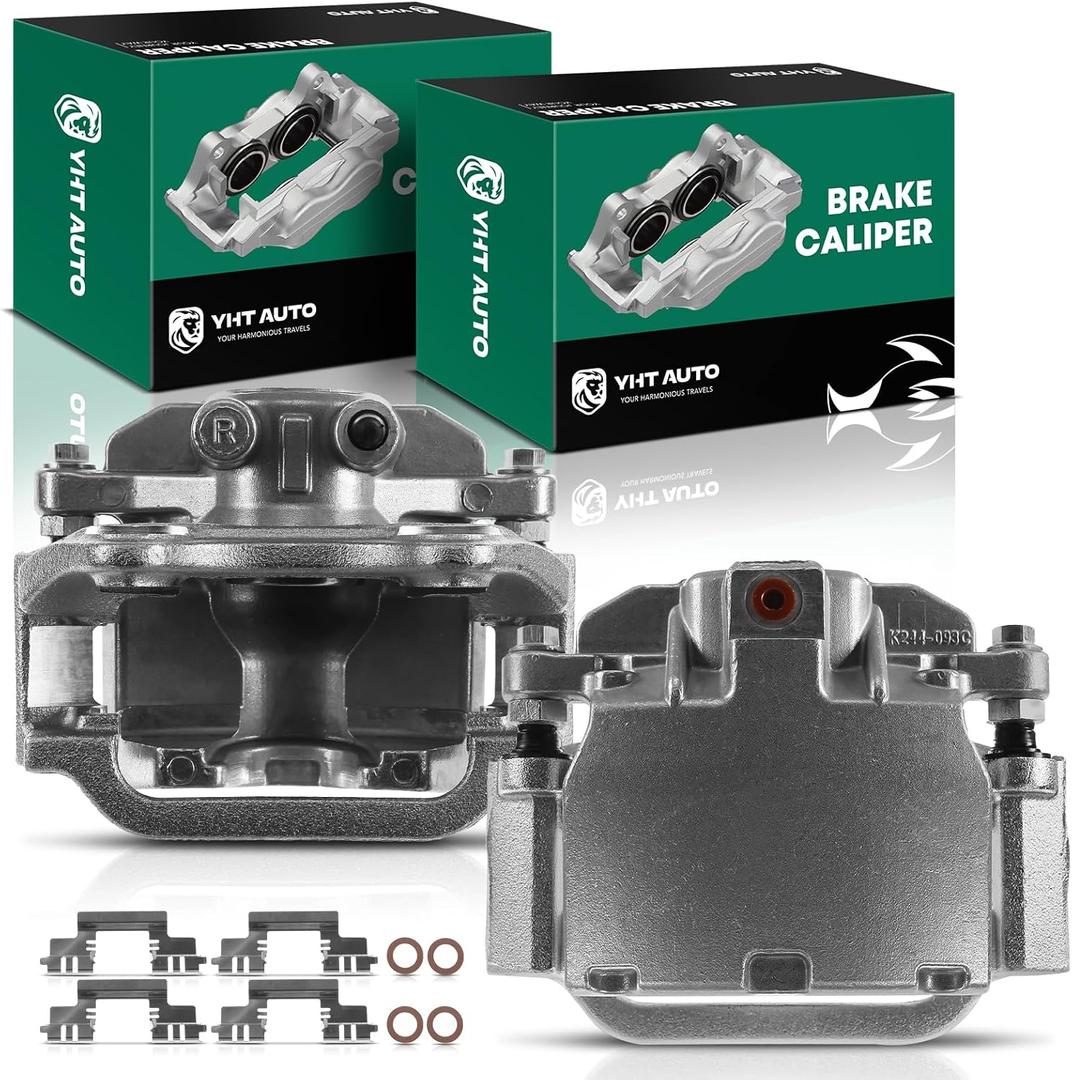 Set of 2 Rear Brake Caliper Assembly Replacement for Chevrolet Silverado 1500 GMC Sierra 1500 Cadillac Escalade