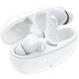Wireless Earbuds, Bluetooth 5.3 Earbuds Stereo Bass, Bluetooth Headphones in Ear Noise Cancelling Mic, 30 Hour Playtime, USB C Mini Charging Case Ear Buds, 10mm Drivers with Big Bass (White)