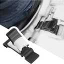 Fuel Door Spring Clamp OEM# 77360-0E010,Gas Door Spring Clip Compatible with Toyota Echo Venza Camry 4Runner Highlander, Lexus RX330 RX350 GS300 RX400h,Standard Car Accessories(77360-0E010)