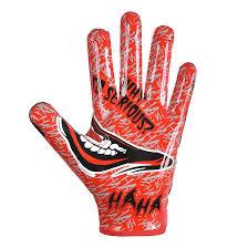 Joker Football Gloves for Kids L, Red