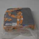 Toddler Booster Seat for Dining Table - 4in Cushion, Portable Booster for Baby, Adjustable Kids Chair Height, Washable Seat Pad Mat (Yellow-Dinosaur)