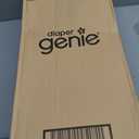 Diaper Genie Complete Diaper Pail (White) Includes 1 Refill (Holds 270 Newborn Diapers) & 1 Carbon Filter