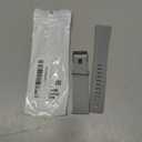 Replacement Bands Compatible with Fitbit Versa/Versa 2 / Versa Lite, Silicone Adjustable Classic Accessory Wristband Fitness Straps for Women Men Small and Large (Grey)