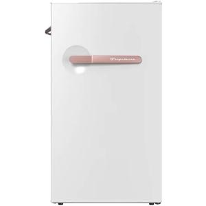 Frigidaire Refrigerator-Retro Mini Fridge Energy Saving-Adjustable Thermostat Control- Ideal for Dorm, Office, RV, Garage, Apartment 3.2 Cu Ft, SOFT ROSEGOLD, 18x19x33.3 inches