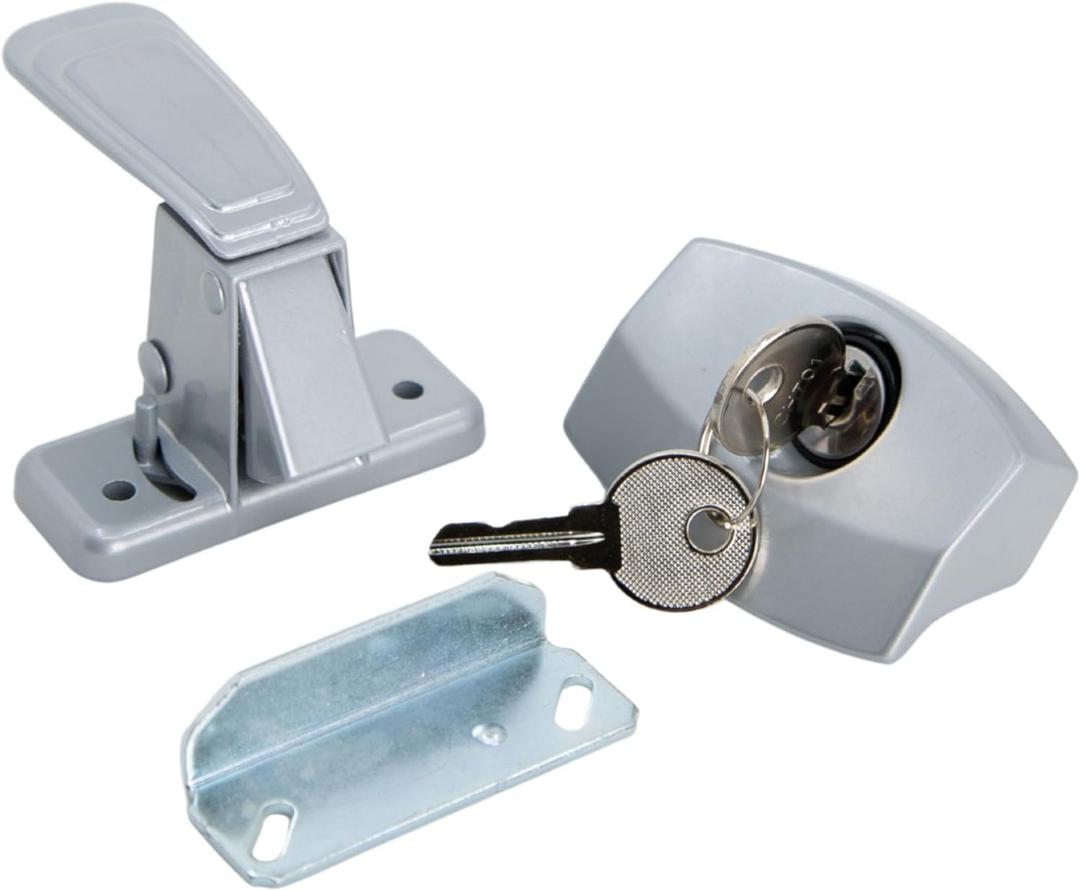 JR Products 10805 Silver Camper Door Latch