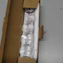 10.5" Window Candles Battery Operated with Suction Cups, Dusk to Dawn LED Flickering Candle Lights for Window, Flameless Taper Candlesticks for Christmas Holiday Decor, 6 Pack, White