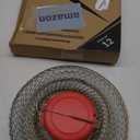 Floatable Galvanized Steel Wire Fish Baskets, Collapsible Floatable Wire Fish Baskets,Portable Fishing Basket Fishing Net Cage (1)