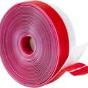 TORRAMI Wide Silicone Weather Stripping 3 inch Width 20 Feet Length, Draft Stopper Seal for Barn and Garage Door Under Bottom,Top, Sides, Transparent (3inch)