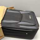 Rockland Fashion Softside Upright Luggage Set, Black/Gray, 2-Piece (14/19)